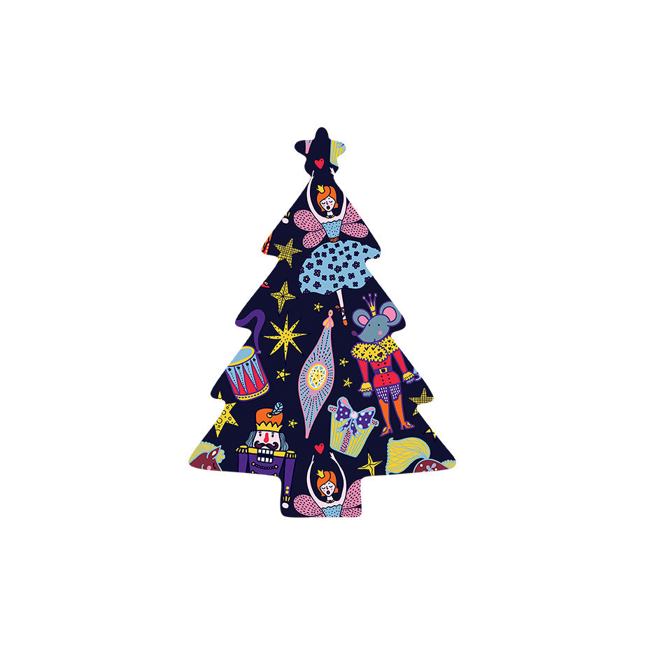 Christmas Decorations XMAS KITSCH ii- Wooden Xmas Tree And Fridge Magnet
