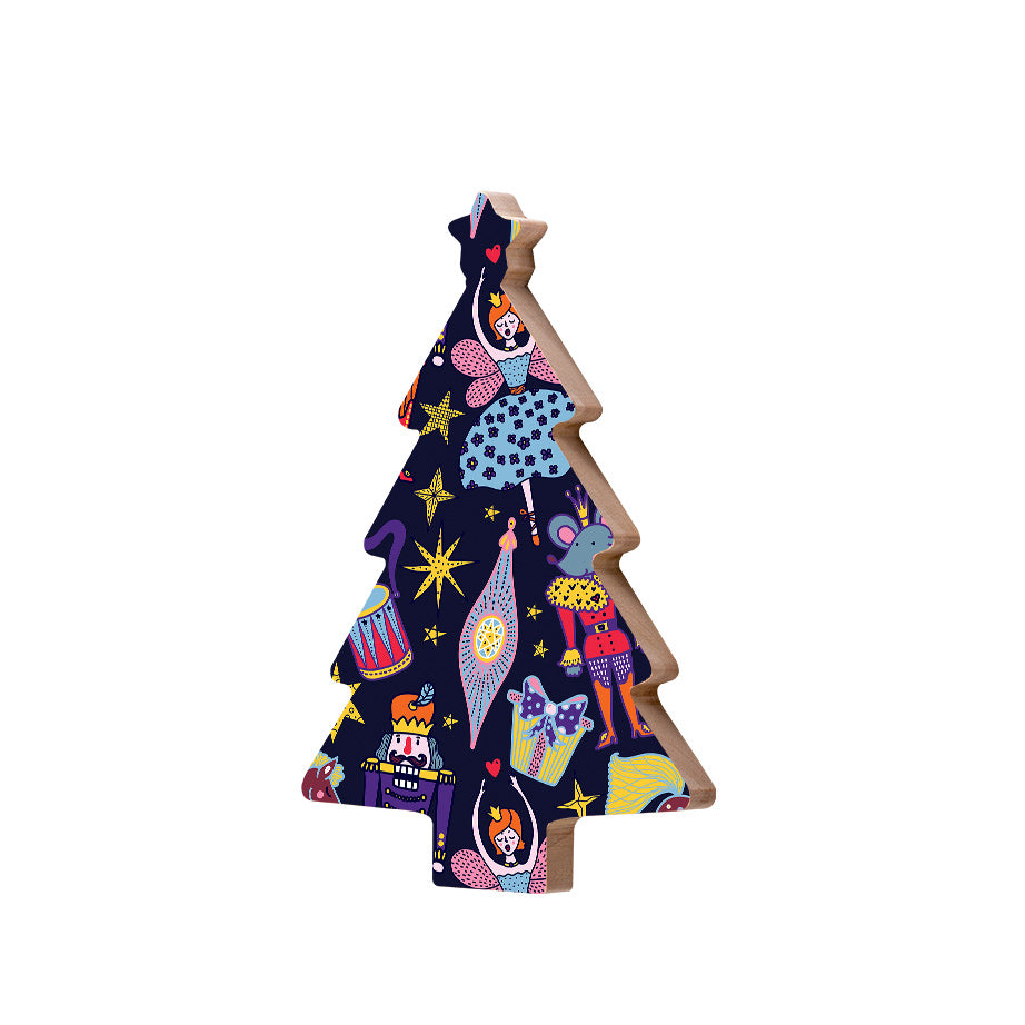 Christmas Decorations XMAS KITSCH ii- Wooden Xmas Tree And Fridge Magnet