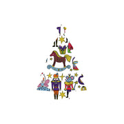 Christmas Decorations XMAS KITSCH iii- Wooden Xmas Tree And Fridge Magnet