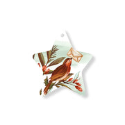 Christmas Decorations XMAS LETTER- Wooden Xmas Star And Fridge Magnet