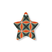Christmas Decorations XMAS PATTERN- Wooden Xmas Star And Fridge Magnet