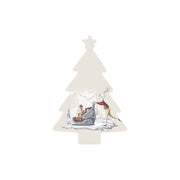 Christmas Decorations XMAS SHOPPING- Wooden Xmas Tree And Fridge Magnet