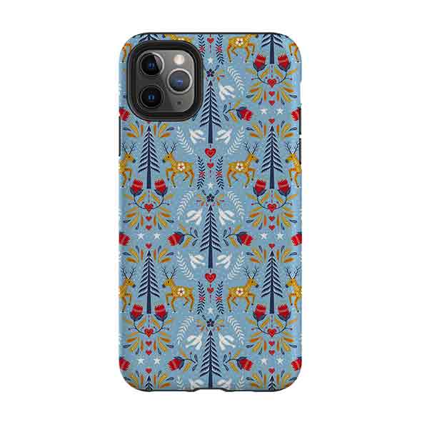 iPhone Tough Case - Xmas Pattern By Suzy Taylor