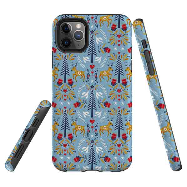 iPhone Tough Case - Xmas Pattern By Suzy Taylor