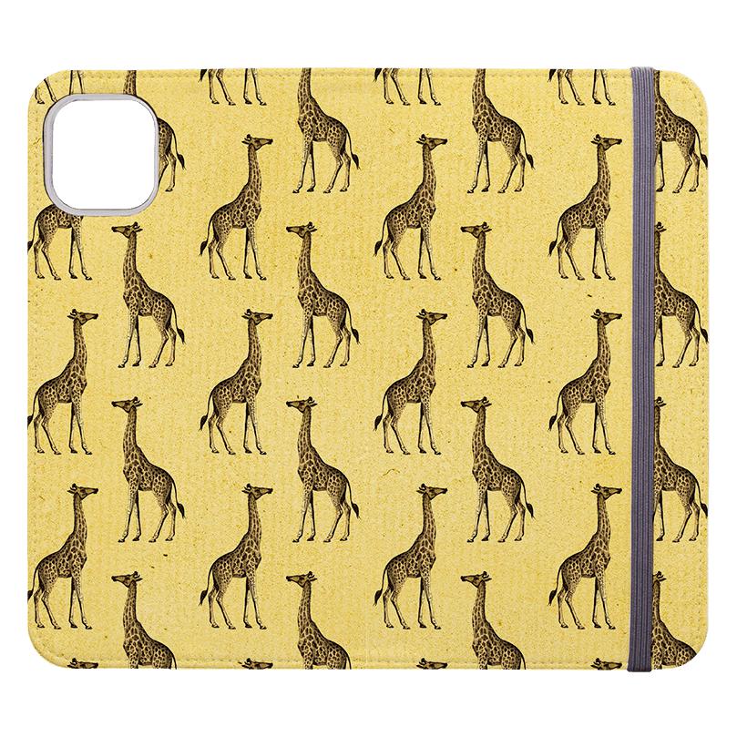 Wallet phone case-Yellow Giraffe-Vegan Leather Wallet Case Vegan leather. 3 slots for cards Fully printed exterior. Compatibility See drop down menu for options, please select the right case as we print to order.-Stringberry