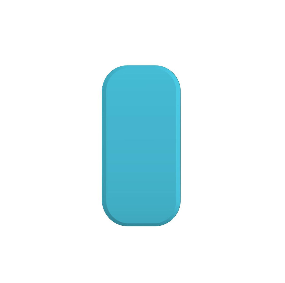 Aqua Sky Clickit phone stand with a smooth, rounded rectangular design for a secure grip and versatile device support.
