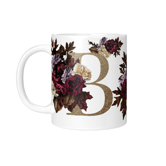 B Amber Ceramic Mug