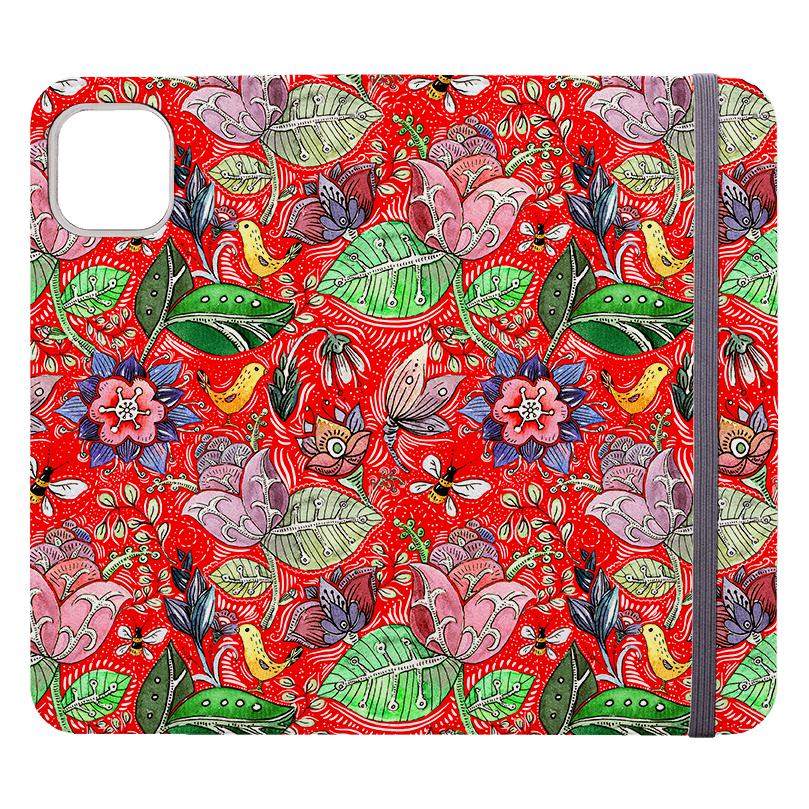 Wallet phone case-Beetham-Vegan Leather Wallet Case Vegan leather. 3 slots for cards Fully printed exterior. Compatibility See drop down menu for options, please select the right case as we print to order.-Stringberry