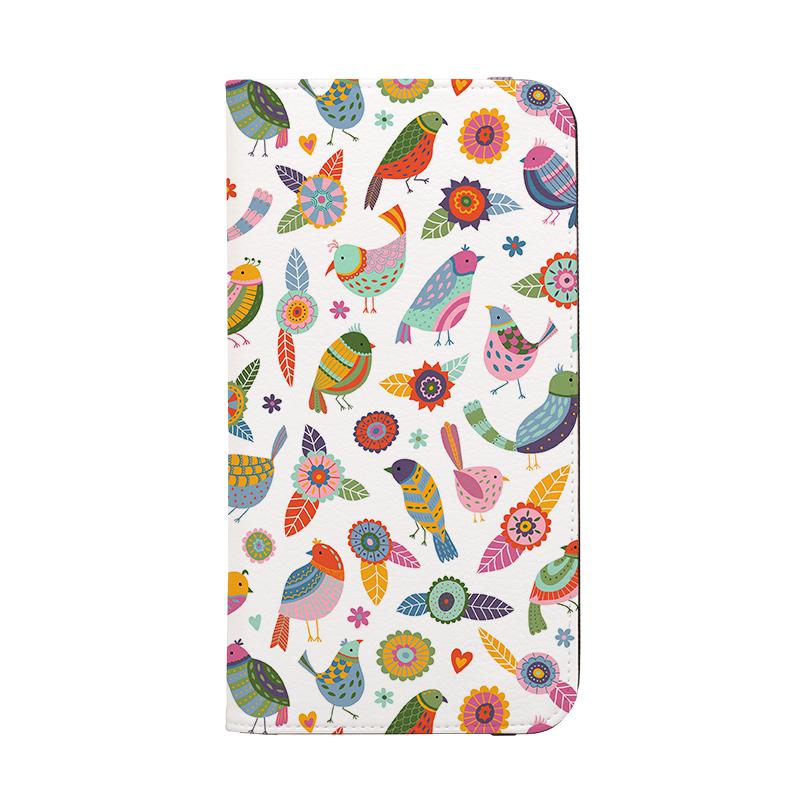 Wallet phone case-Birds Of A Feather By Suzy Taylor-Vegan Leather Wallet Case Vegan leather. 3 slots for cards Fully printed exterior. Compatibility See drop down menu for options, please select the right case as we print to order.-Stringberry