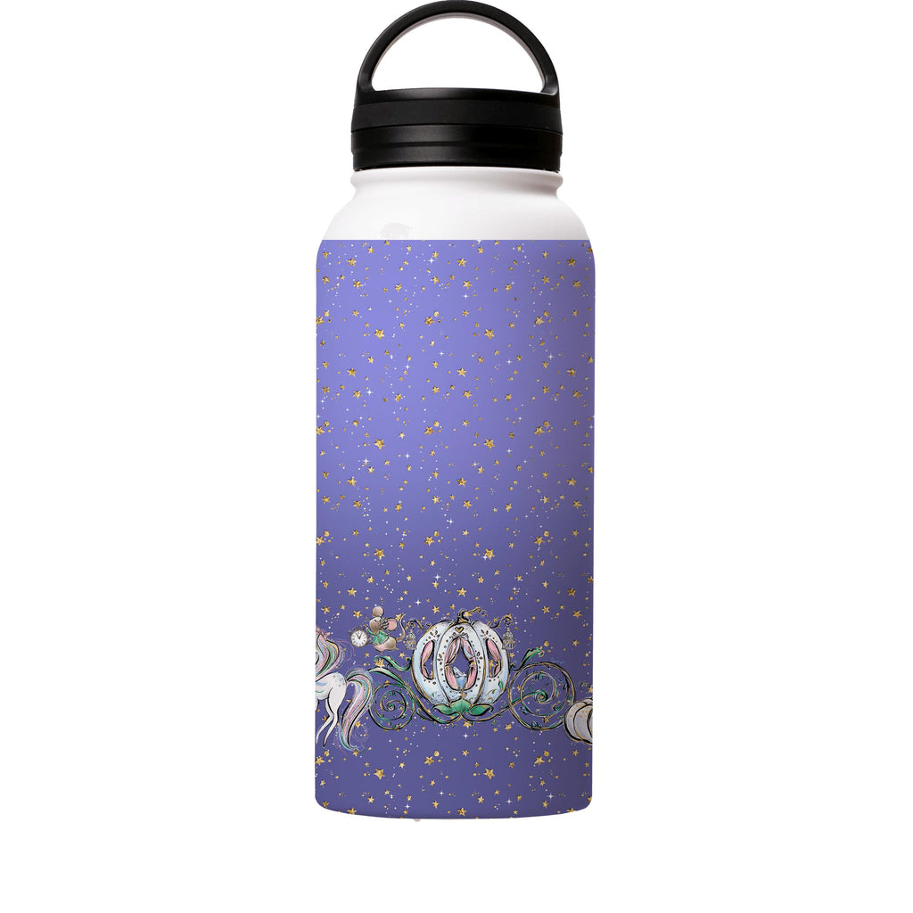 Water Bottles-Blue Alice Insulated Stainless Steel Water Bottle-32oz (945ml)-handle cap-Insulated Steel Water Bottle Our insulated stainless steel bottle comes in 3 sizes- Small 12oz (350ml), Medium 18oz (530ml) and Large 32oz (945ml) . It comes with a leak proof cap Keeps water cool for 24 hours Also keeps things warm for up to 12 hours Choice of 3 lids ( Sport Cap, Handle Cap, Flip Cap ) for easy carrying Dishwasher Friendly Lightweight, durable and easy to carry Reusable, so it's safe for the