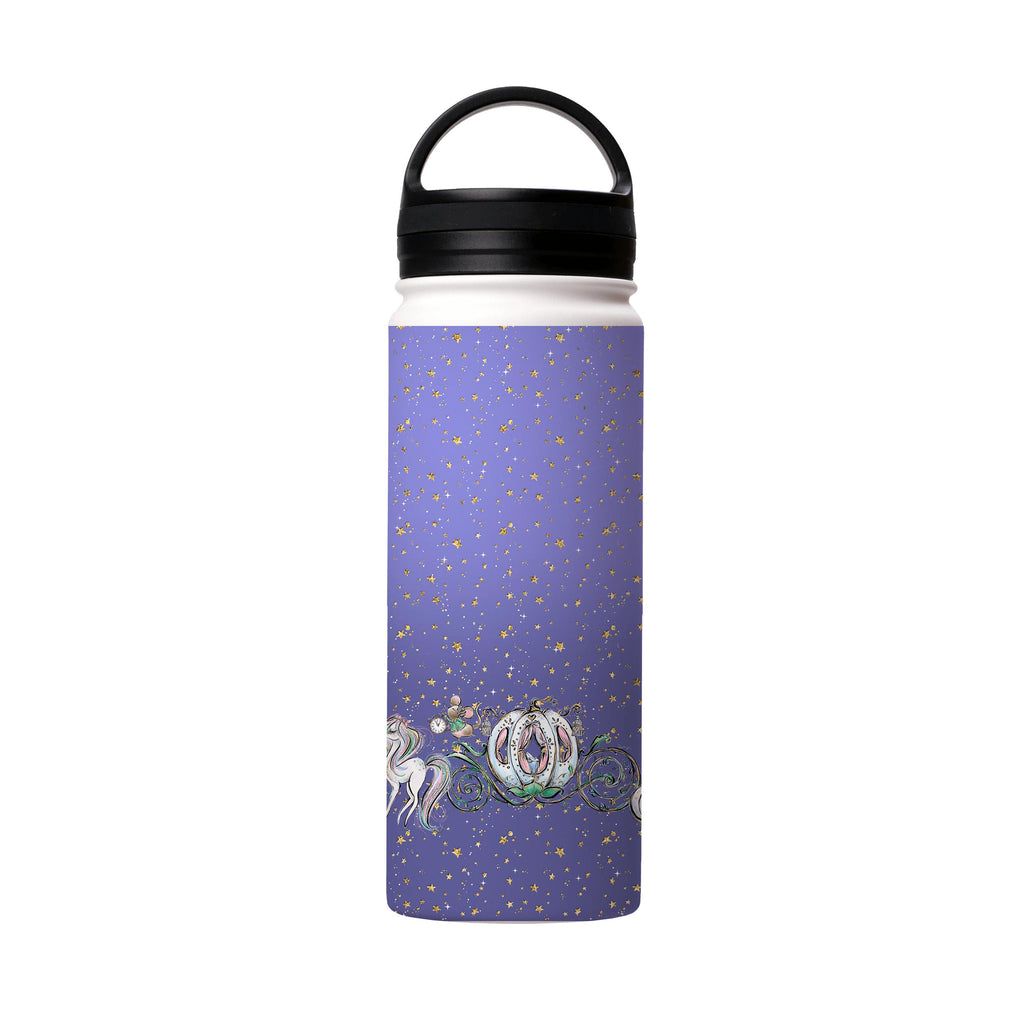 Water Bottles-Blue Alice Insulated Stainless Steel Water Bottle-18oz (530ml)-handle cap-Insulated Steel Water Bottle Our insulated stainless steel bottle comes in 3 sizes- Small 12oz (350ml), Medium 18oz (530ml) and Large 32oz (945ml) . It comes with a leak proof cap Keeps water cool for 24 hours Also keeps things warm for up to 12 hours Choice of 3 lids ( Sport Cap, Handle Cap, Flip Cap ) for easy carrying Dishwasher Friendly Lightweight, durable and easy to carry Reusable, so it's safe for the