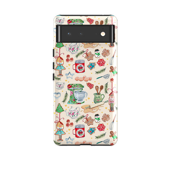 Google phone case-Bono By Caroline Bonne Muller-Product Details Raised bevel to protect screen from scratches. Impact resistant polycarbonate shell and shock absorbing inner TPU liner. Secure fit with design wrapping around side of the case and full access to ports. Compatible with Qi-standard wireless charging. Thickness 1/8 inch (3mm), weight 30g. Compatibility See drop down menu for options, please select the right case as we print to order.-Stringberry