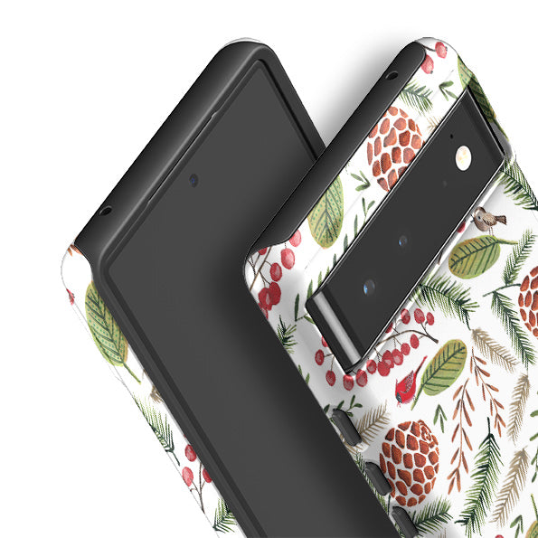 Google phone case-Bono 3 By Caroline Bonne Muller-Product Details Raised bevel to protect screen from scratches. Impact resistant polycarbonate shell and shock absorbing inner TPU liner. Secure fit with design wrapping around side of the case and full access to ports. Compatible with Qi-standard wireless charging. Thickness 1/8 inch (3mm), weight 30g. Compatibility See drop down menu for options, please select the right case as we print to order.-Stringberry