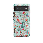 Google phone case-Bono 4 By Caroline Bonne Muller-Product Details Raised bevel to protect screen from scratches. Impact resistant polycarbonate shell and shock absorbing inner TPU liner. Secure fit with design wrapping around side of the case and full access to ports. Compatible with Qi-standard wireless charging. Thickness 1/8 inch (3mm), weight 30g. Compatibility See drop down menu for options, please select the right case as we print to order.-Stringberry