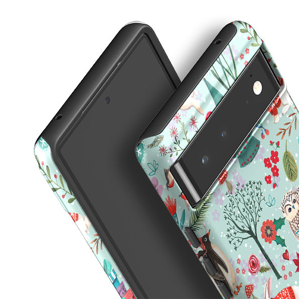 Google phone case-Bono 4 By Caroline Bonne Muller-Product Details Raised bevel to protect screen from scratches. Impact resistant polycarbonate shell and shock absorbing inner TPU liner. Secure fit with design wrapping around side of the case and full access to ports. Compatible with Qi-standard wireless charging. Thickness 1/8 inch (3mm), weight 30g. Compatibility See drop down menu for options, please select the right case as we print to order.-Stringberry