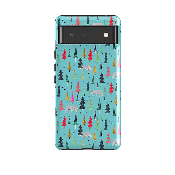 Google phone case-Bono 6 By Caroline Bonne Muller-Product Details Raised bevel to protect screen from scratches. Impact resistant polycarbonate shell and shock absorbing inner TPU liner. Secure fit with design wrapping around side of the case and full access to ports. Compatible with Qi-standard wireless charging. Thickness 1/8 inch (3mm), weight 30g. Compatibility See drop down menu for options, please select the right case as we print to order.-Stringberry