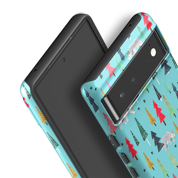 Google phone case-Bono 6 By Caroline Bonne Muller-Product Details Raised bevel to protect screen from scratches. Impact resistant polycarbonate shell and shock absorbing inner TPU liner. Secure fit with design wrapping around side of the case and full access to ports. Compatible with Qi-standard wireless charging. Thickness 1/8 inch (3mm), weight 30g. Compatibility See drop down menu for options, please select the right case as we print to order.-Stringberry