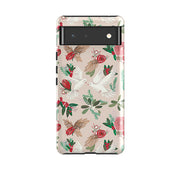 Google phone case-Bono 8 By Caroline Bonne Muller-Product Details Raised bevel to protect screen from scratches. Impact resistant polycarbonate shell and shock absorbing inner TPU liner. Secure fit with design wrapping around side of the case and full access to ports. Compatible with Qi-standard wireless charging. Thickness 1/8 inch (3mm), weight 30g. Compatibility See drop down menu for options, please select the right case as we print to order.-Stringberry
