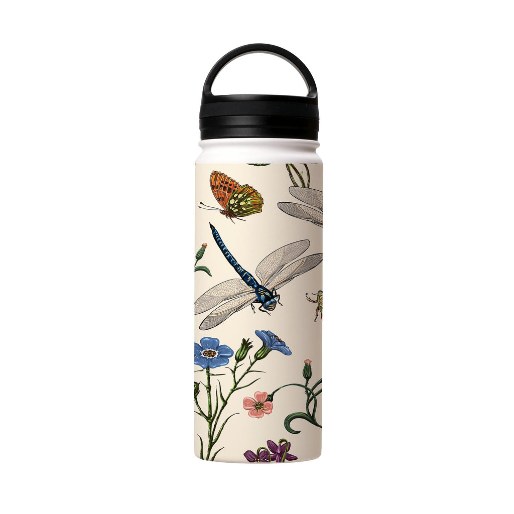 Water Bottles-Broadstone Insulated Stainless Steel Water Bottle-18oz (530ml)-handle cap-Insulated Steel Water Bottle Our insulated stainless steel bottle comes in 3 sizes- Small 12oz (350ml), Medium 18oz (530ml) and Large 32oz (945ml) . It comes with a leak proof cap Keeps water cool for 24 hours Also keeps things warm for up to 12 hours Choice of 3 lids ( Sport Cap, Handle Cap, Flip Cap ) for easy carrying Dishwasher Friendly Lightweight, durable and easy to carry Reusable, so it's safe for the