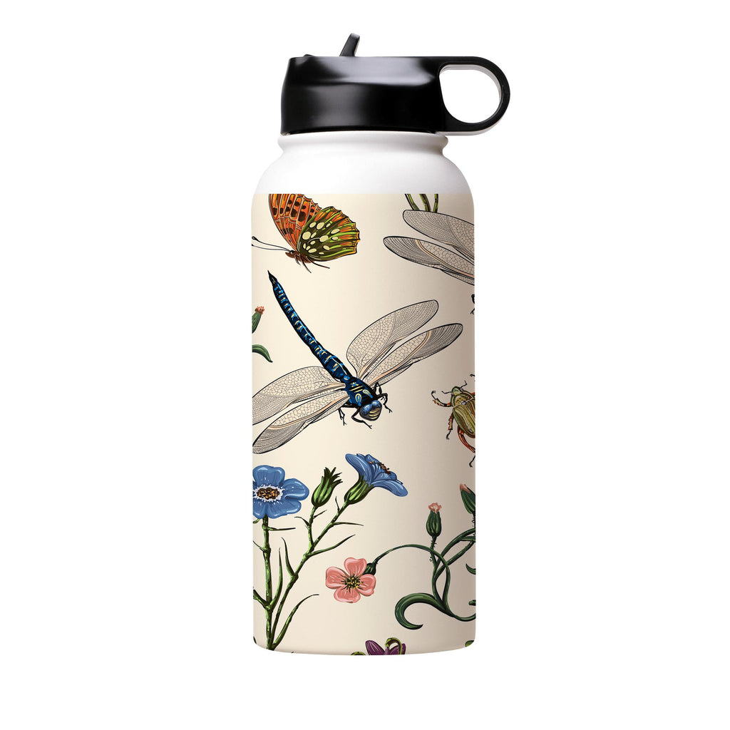 Water Bottles-Broadstone Insulated Stainless Steel Water Bottle-32oz (945ml)-Flip cap-Insulated Steel Water Bottle Our insulated stainless steel bottle comes in 3 sizes- Small 12oz (350ml), Medium 18oz (530ml) and Large 32oz (945ml) . It comes with a leak proof cap Keeps water cool for 24 hours Also keeps things warm for up to 12 hours Choice of 3 lids ( Sport Cap, Handle Cap, Flip Cap ) for easy carrying Dishwasher Friendly Lightweight, durable and easy to carry Reusable, so it's safe for the p