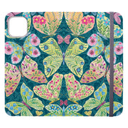 Wallet phone case-Butterflies By Elizabeth Haager-Vegan Leather Wallet Case Vegan leather. 3 slots for cards Fully printed exterior. Compatibility See drop down menu for options, please select the right case as we print to order.-Stringberry