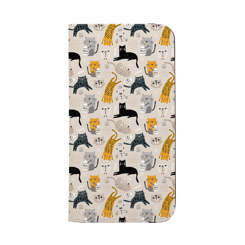 Wallet phone case-Buttons-Vegan Leather Wallet Case Vegan leather. 3 slots for cards Fully printed exterior. Compatibility See drop down menu for options, please select the right case as we print to order.-Stringberry