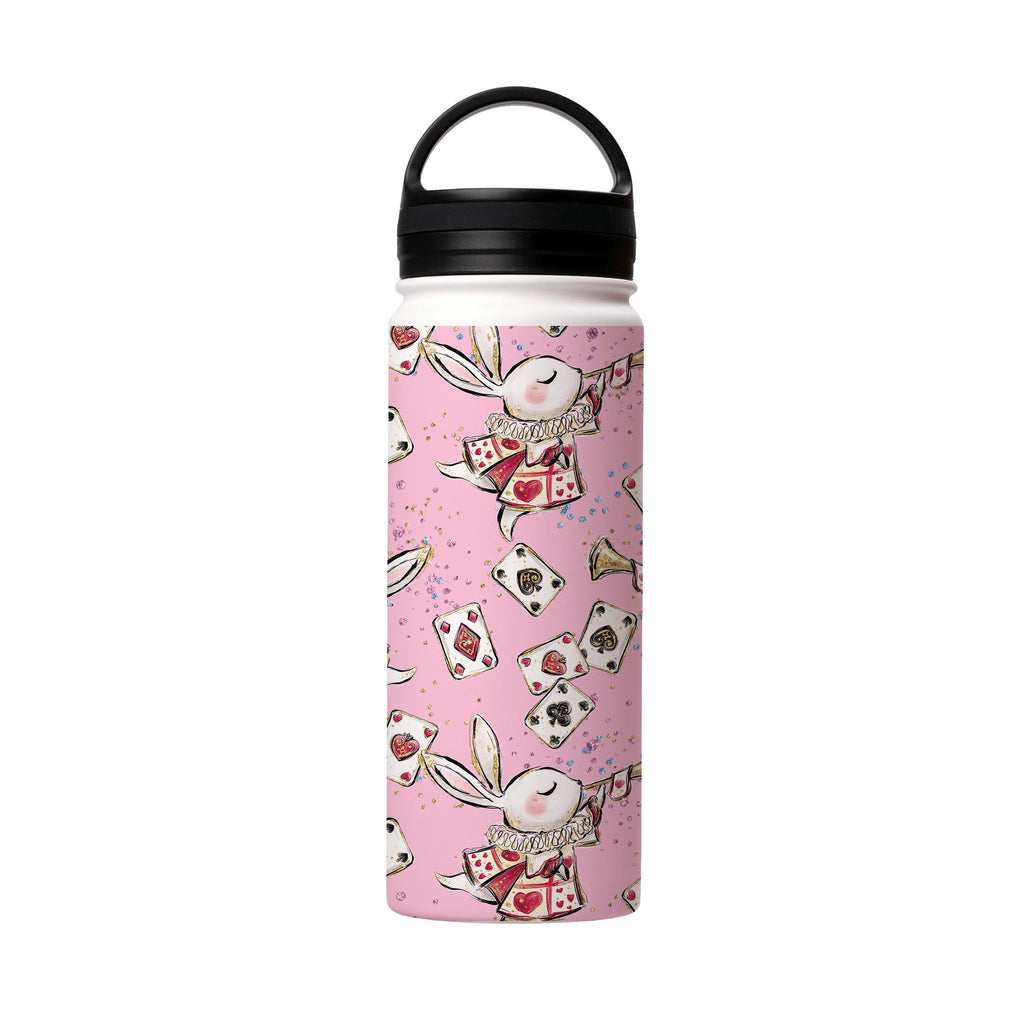 Water Bottles-Calling Insulated Stainless Steel Water Bottle-18oz (530ml)-handle cap-Insulated Steel Water Bottle Our insulated stainless steel bottle comes in 3 sizes- Small 12oz (350ml), Medium 18oz (530ml) and Large 32oz (945ml) . It comes with a leak proof cap Keeps water cool for 24 hours Also keeps things warm for up to 12 hours Choice of 3 lids ( Sport Cap, Handle Cap, Flip Cap ) for easy carrying Dishwasher Friendly Lightweight, durable and easy to carry Reusable, so it's safe for the pl