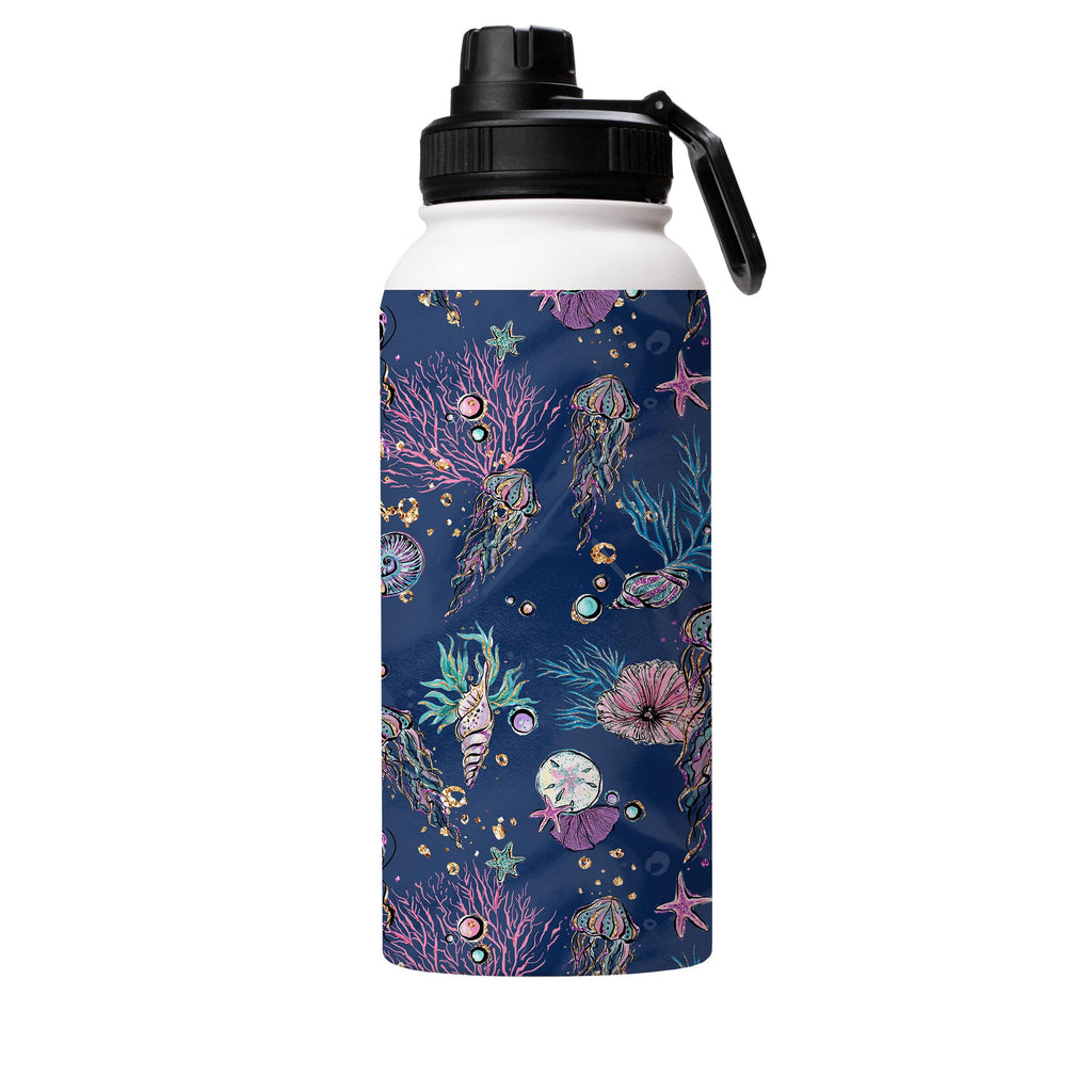 Water Bottles-Cape Verde Insulated Stainless Steel Water Bottle-32oz (945ml)-Sport cap-Insulated Steel Water Bottle Our insulated stainless steel bottle comes in 3 sizes- Small 12oz (350ml), Medium 18oz (530ml) and Large 32oz (945ml) . It comes with a leak proof cap Keeps water cool for 24 hours Also keeps things warm for up to 12 hours Choice of 3 lids ( Sport Cap, Handle Cap, Flip Cap ) for easy carrying Dishwasher Friendly Lightweight, durable and easy to carry Reusable, so it's safe for the 