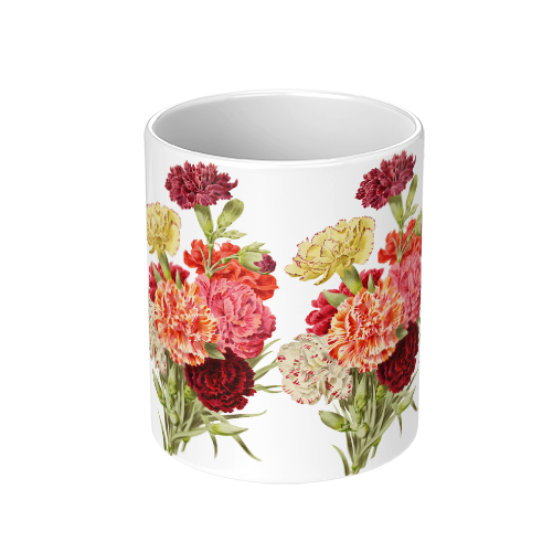 Carnations Ceramic Mug
