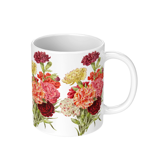 Carnations Ceramic Mug