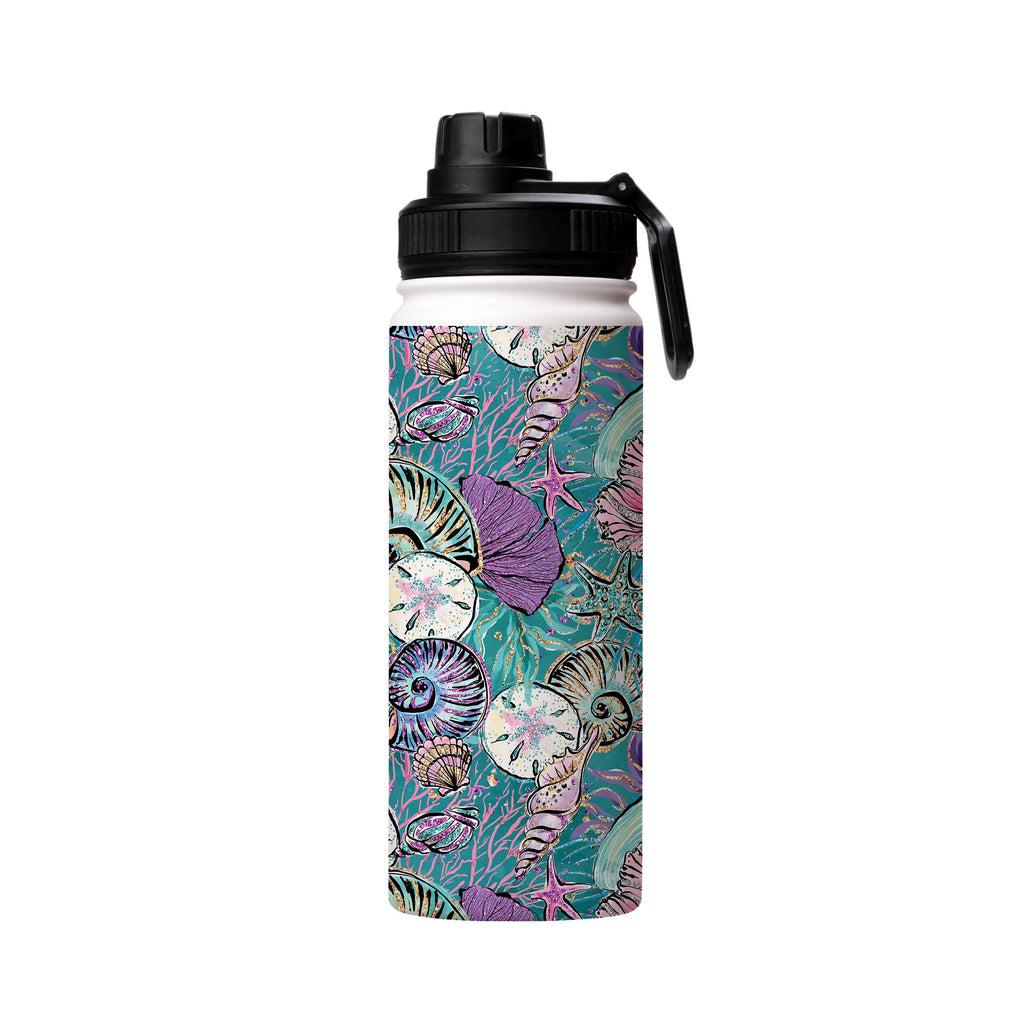 Water Bottles-Castle Green Insulated Stainless Steel Water Bottle-18oz (530ml)-Sport cap-Insulated Steel Water Bottle Our insulated stainless steel bottle comes in 3 sizes- Small 12oz (350ml), Medium 18oz (530ml) and Large 32oz (945ml) . It comes with a leak proof cap Keeps water cool for 24 hours Also keeps things warm for up to 12 hours Choice of 3 lids ( Sport Cap, Handle Cap, Flip Cap ) for easy carrying Dishwasher Friendly Lightweight, durable and easy to carry Reusable, so it's safe for th