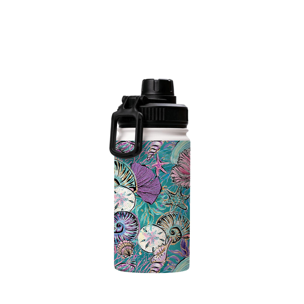 Water Bottles-Castle Green Insulated Stainless Steel Water Bottle-12oz (350ml)-Sport cap-Insulated Steel Water Bottle Our insulated stainless steel bottle comes in 3 sizes- Small 12oz (350ml), Medium 18oz (530ml) and Large 32oz (945ml) . It comes with a leak proof cap Keeps water cool for 24 hours Also keeps things warm for up to 12 hours Choice of 3 lids ( Sport Cap, Handle Cap, Flip Cap ) for easy carrying Dishwasher Friendly Lightweight, durable and easy to carry Reusable, so it's safe for th