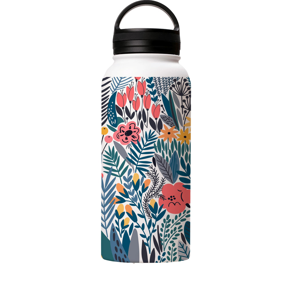 Water Bottles-Castletown Insulated Stainless Steel Water Bottle-32oz (945ml)-handle cap-Insulated Steel Water Bottle Our insulated stainless steel bottle comes in 3 sizes- Small 12oz (350ml), Medium 18oz (530ml) and Large 32oz (945ml) . It comes with a leak proof cap Keeps water cool for 24 hours Also keeps things warm for up to 12 hours Choice of 3 lids ( Sport Cap, Handle Cap, Flip Cap ) for easy carrying Dishwasher Friendly Lightweight, durable and easy to carry Reusable, so it's safe for the
