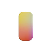 Chibo Clickit phone stand with a smooth, rounded rectangular design featuring a vibrant yellow to pink gradient finish.