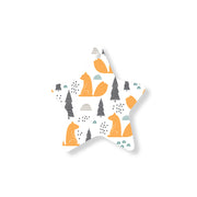 Christmas Decorations FOXY XMAS- Wooden Xmas Star And Fridge Magnet
