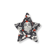 Christmas Decorations OWL XMAS- Wooden Xmas Star And Fridge Magnet