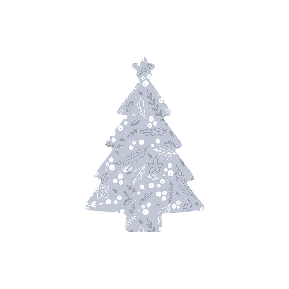 Christmas Decorations WHITE XMAS- Wooden Xmas Tree And Fridge Magnet