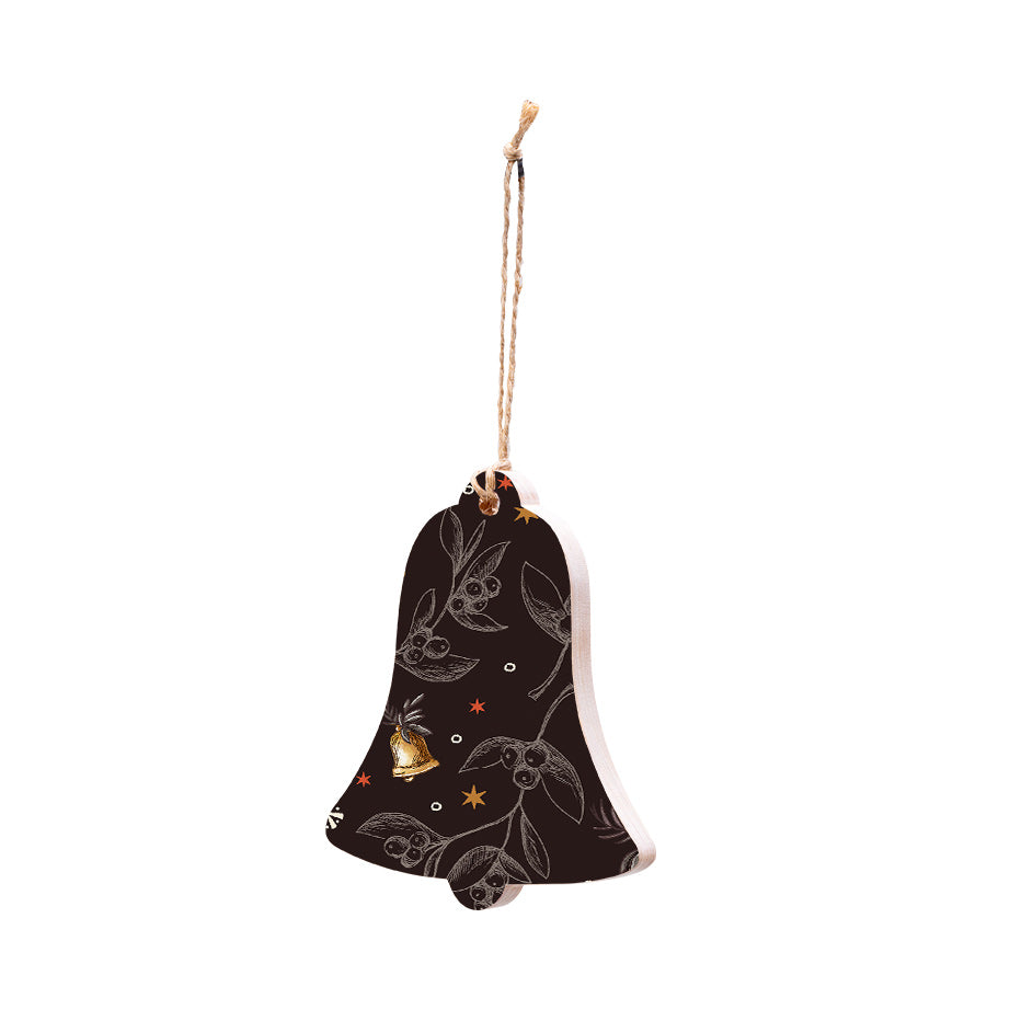 Christmas Decorations XMAS BELLS- Wooden Xmas Bell And Fridge Magnet