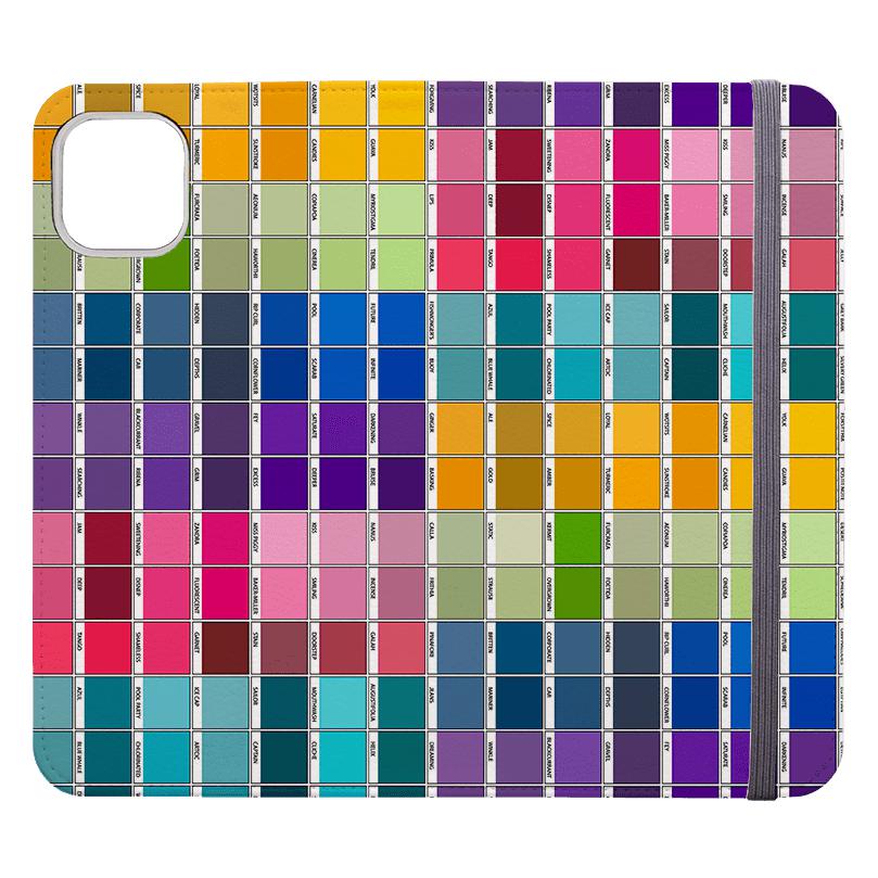 Wallet phone case-Chromology Wallet Case By Kitty Joseph-All Products Are Printed To OrderNo returns will be entertained if you select the wrong model. Please ensure you select the right modelDesigned to be stylish as well as protective. Made from a combination of Vegan leather and printed with a classy satin finish, our cases will surely make you stand out from the crowd.Product DetailsVegan Leather Wallet Folio Case Vegan leather. 3 slots for cards Fully printed exterior. CompatibilitySee drop