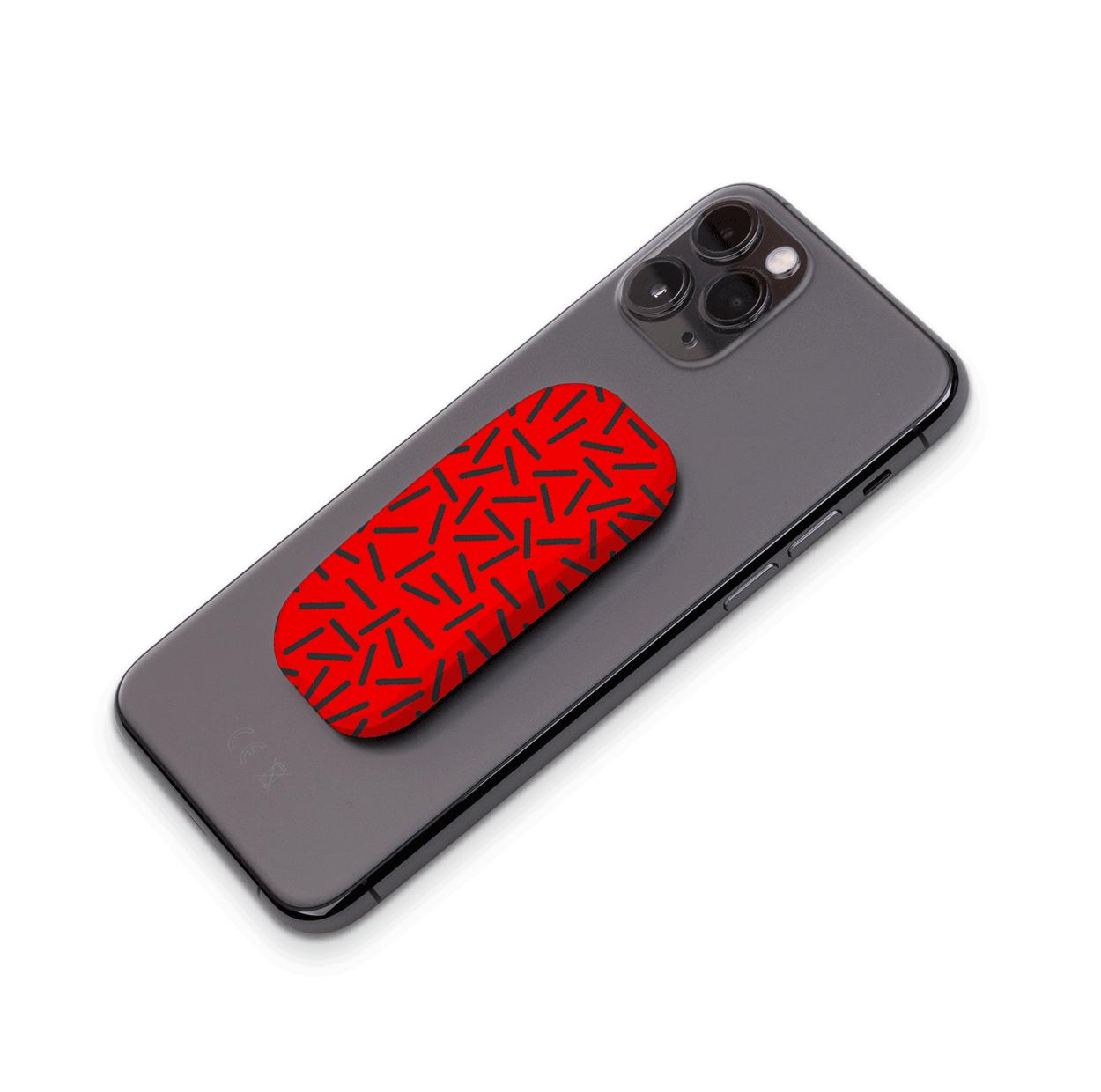 Confetti Red Phone Stand