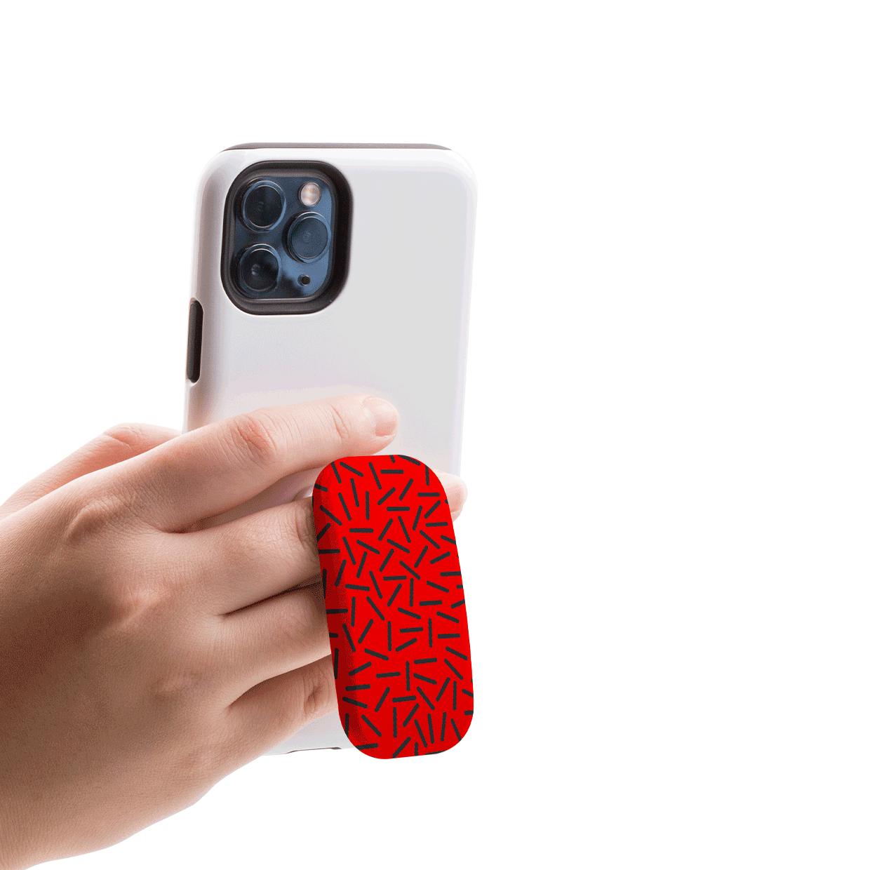 Confetti Red Phone Stand