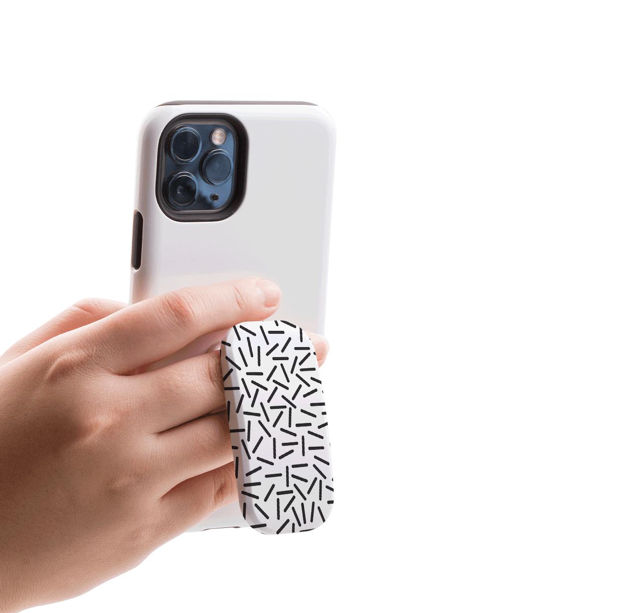 Confetti White Phone Stand