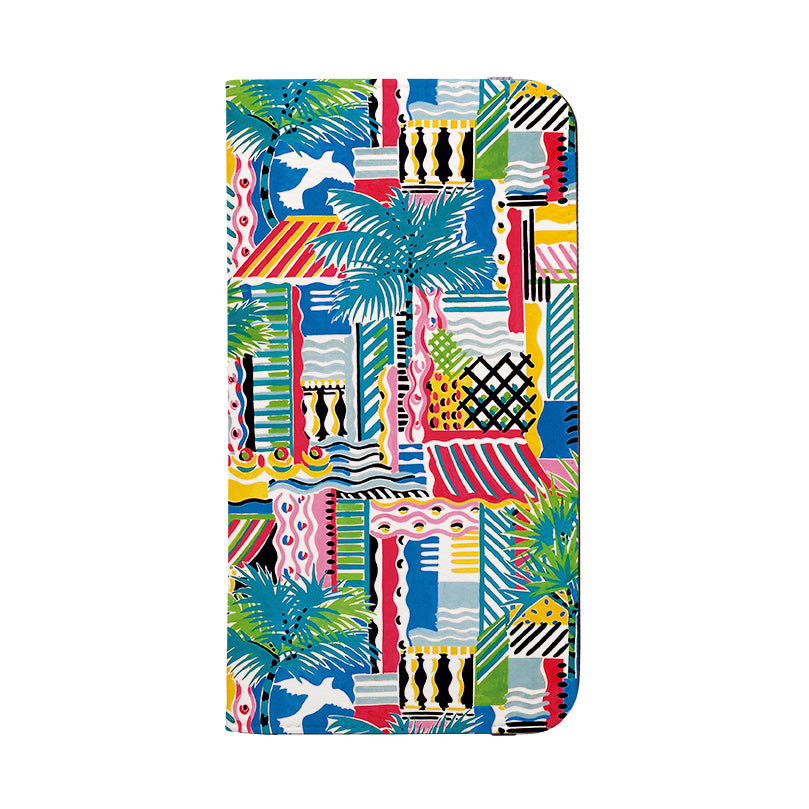 Wallet phone case-Cote D'Azur By Sarah Campbell-Vegan Leather Wallet Case Vegan leather. 3 slots for cards Fully printed exterior. Compatibility See drop down menu for options, please select the right case as we print to order.-Stringberry