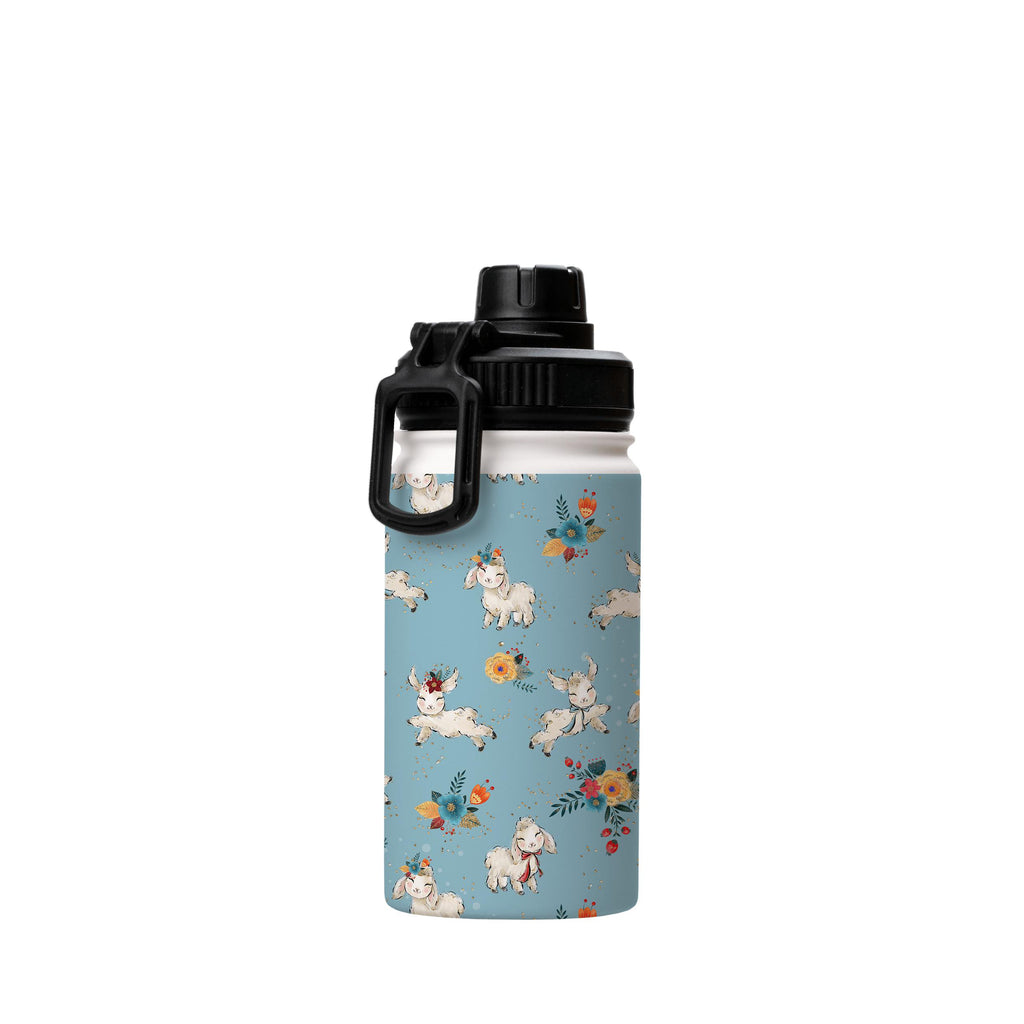 Water Bottles-Cute Insulated Stainless Steel Water Bottle-12oz (350ml)-Sport cap-Insulated Steel Water Bottle Our insulated stainless steel bottle comes in 3 sizes- Small 12oz (350ml), Medium 18oz (530ml) and Large 32oz (945ml) . It comes with a leak proof cap Keeps water cool for 24 hours Also keeps things warm for up to 12 hours Choice of 3 lids ( Sport Cap, Handle Cap, Flip Cap ) for easy carrying Dishwasher Friendly Lightweight, durable and easy to carry Reusable, so it's safe for the planet