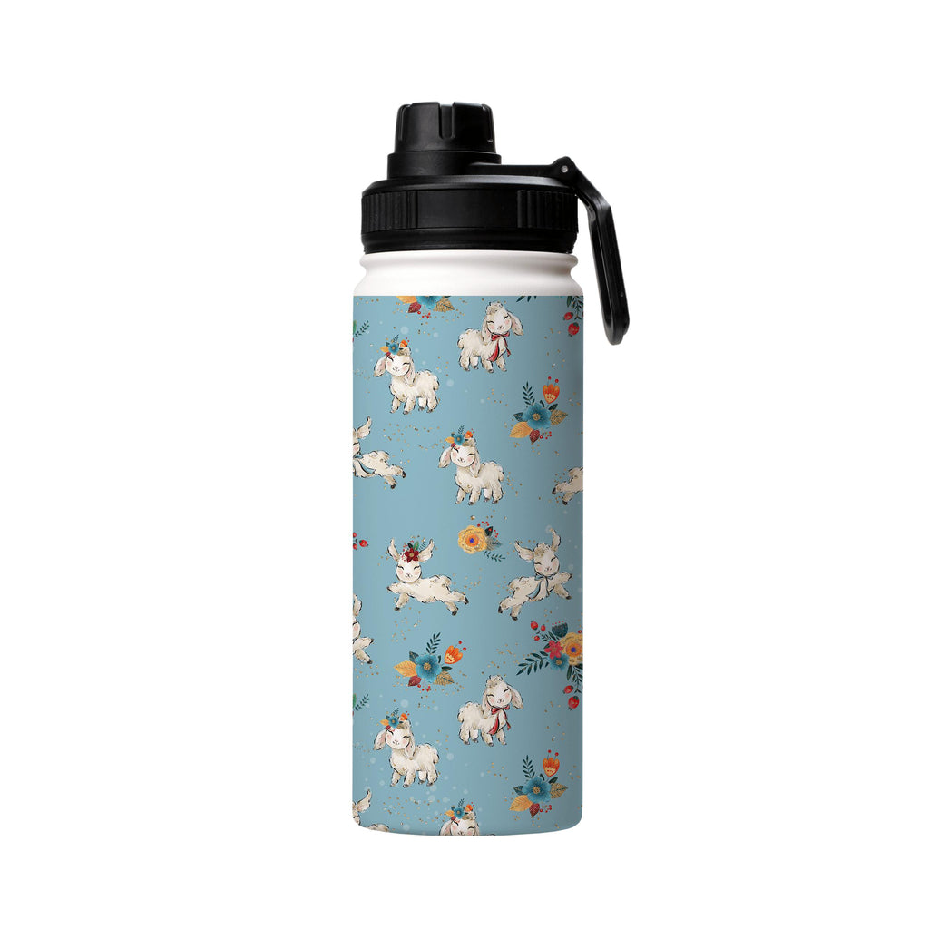 Water Bottles-Cute Insulated Stainless Steel Water Bottle-18oz (530ml)-Sport cap-Insulated Steel Water Bottle Our insulated stainless steel bottle comes in 3 sizes- Small 12oz (350ml), Medium 18oz (530ml) and Large 32oz (945ml) . It comes with a leak proof cap Keeps water cool for 24 hours Also keeps things warm for up to 12 hours Choice of 3 lids ( Sport Cap, Handle Cap, Flip Cap ) for easy carrying Dishwasher Friendly Lightweight, durable and easy to carry Reusable, so it's safe for the planet