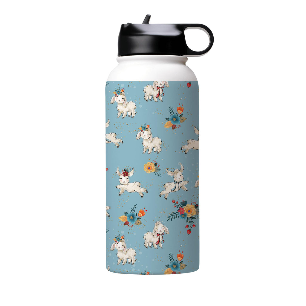 Water Bottles-Cute Insulated Stainless Steel Water Bottle-32oz (945ml)-Flip cap-Insulated Steel Water Bottle Our insulated stainless steel bottle comes in 3 sizes- Small 12oz (350ml), Medium 18oz (530ml) and Large 32oz (945ml) . It comes with a leak proof cap Keeps water cool for 24 hours Also keeps things warm for up to 12 hours Choice of 3 lids ( Sport Cap, Handle Cap, Flip Cap ) for easy carrying Dishwasher Friendly Lightweight, durable and easy to carry Reusable, so it's safe for the planet 