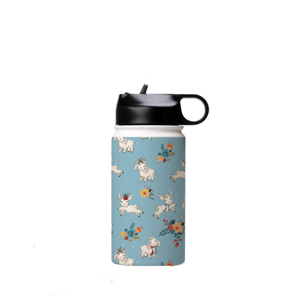 Water Bottles-Cute Insulated Stainless Steel Water Bottle-12oz (350ml)-Flip cap-Insulated Steel Water Bottle Our insulated stainless steel bottle comes in 3 sizes- Small 12oz (350ml), Medium 18oz (530ml) and Large 32oz (945ml) . It comes with a leak proof cap Keeps water cool for 24 hours Also keeps things warm for up to 12 hours Choice of 3 lids ( Sport Cap, Handle Cap, Flip Cap ) for easy carrying Dishwasher Friendly Lightweight, durable and easy to carry Reusable, so it's safe for the planet 