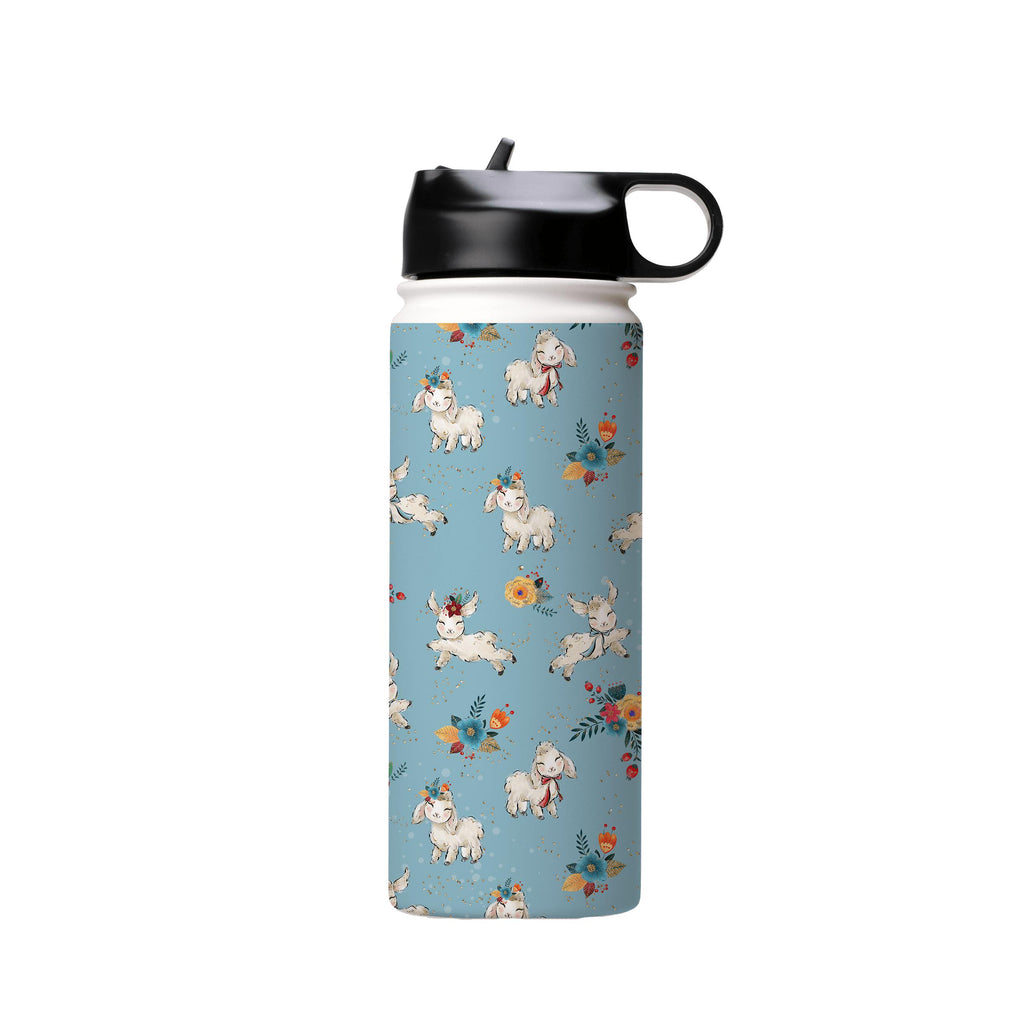 Water Bottles-Cute Insulated Stainless Steel Water Bottle-18oz (530ml)-Flip cap-Insulated Steel Water Bottle Our insulated stainless steel bottle comes in 3 sizes- Small 12oz (350ml), Medium 18oz (530ml) and Large 32oz (945ml) . It comes with a leak proof cap Keeps water cool for 24 hours Also keeps things warm for up to 12 hours Choice of 3 lids ( Sport Cap, Handle Cap, Flip Cap ) for easy carrying Dishwasher Friendly Lightweight, durable and easy to carry Reusable, so it's safe for the planet 