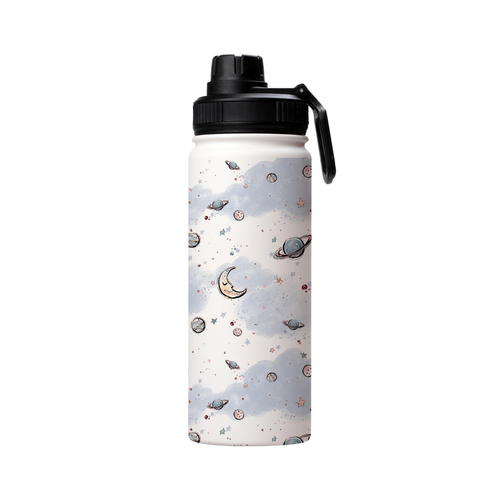 Water Bottles-Distant Insulated Stainless Steel Water Bottle-18oz (530ml)-Sport cap-Insulated Steel Water Bottle Our insulated stainless steel bottle comes in 3 sizes- Small 12oz (350ml), Medium 18oz (530ml) and Large 32oz (945ml) . It comes with a leak proof cap Keeps water cool for 24 hours Also keeps things warm for up to 12 hours Choice of 3 lids ( Sport Cap, Handle Cap, Flip Cap ) for easy carrying Dishwasher Friendly Lightweight, durable and easy to carry Reusable, so it's safe for the pla