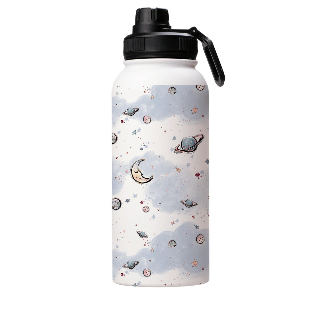 Water Bottles-Distant Insulated Stainless Steel Water Bottle-32oz (945ml)-Sport cap-Insulated Steel Water Bottle Our insulated stainless steel bottle comes in 3 sizes- Small 12oz (350ml), Medium 18oz (530ml) and Large 32oz (945ml) . It comes with a leak proof cap Keeps water cool for 24 hours Also keeps things warm for up to 12 hours Choice of 3 lids ( Sport Cap, Handle Cap, Flip Cap ) for easy carrying Dishwasher Friendly Lightweight, durable and easy to carry Reusable, so it's safe for the pla